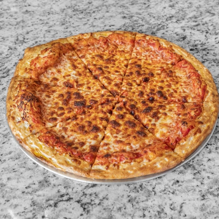 Savor our cheese pizza