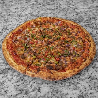 LARGE LAMB SEEKH KABOB PIZZA